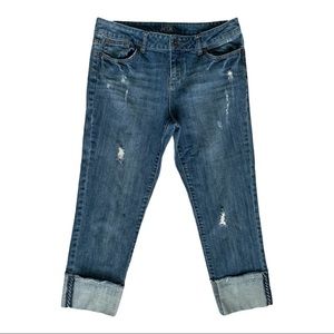 4/25 💜 APT. 9 Straight Leg Cropped Jeans